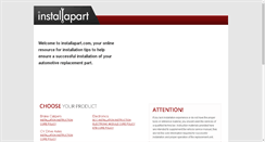 Desktop Screenshot of installapart.com